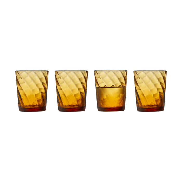Lyngby Glass Vienna water glass 30 cl 4-pack Amber