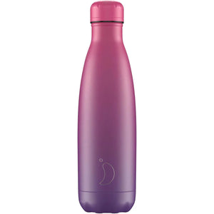 Chilly's Gradient Purple Fuchsia Water Bottle 500ml