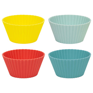 Talking Tables Rainbow Silicone Cupcake Cases - 12 Pack