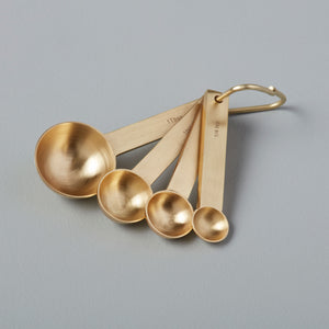Be Home Acadia Measuring Spoons, Gold
