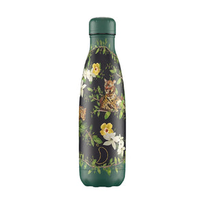 Chilly's Tropical Flowering Leopard Water Bottle 500ml