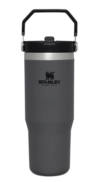 Stanely Classic Iceflow Flip Straw Tumbler 0.89L Charcoal