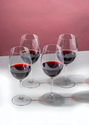Mikasa Julie Set Of 4 21.5Oz Bordeaux Wine Glasses