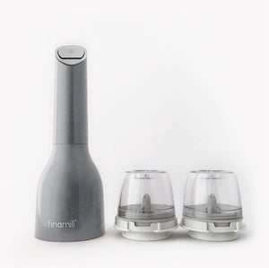 Eddingtons FinaMill Stone Battery Pepper Mill & Spice Grinder in One Plus 2 Pods Included