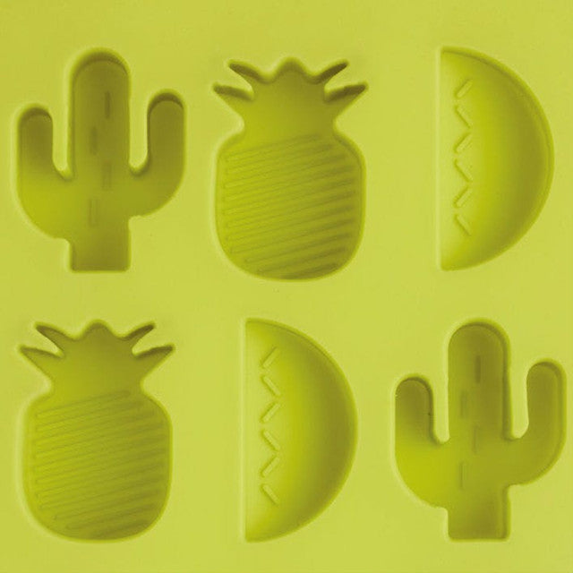 BarCraft Novelty Silicone Ice Cube Tray With Tropical Shapes at Drinkstuff