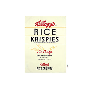Dexam - Vintage Kelloggs Rice Crispies Tea Towel