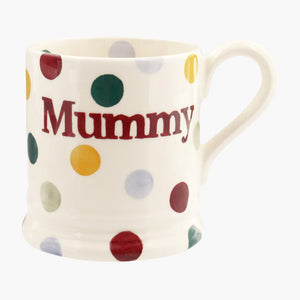 Emma Bridgewater Polka Dot 'Mummy' 1/2 Pint Mug