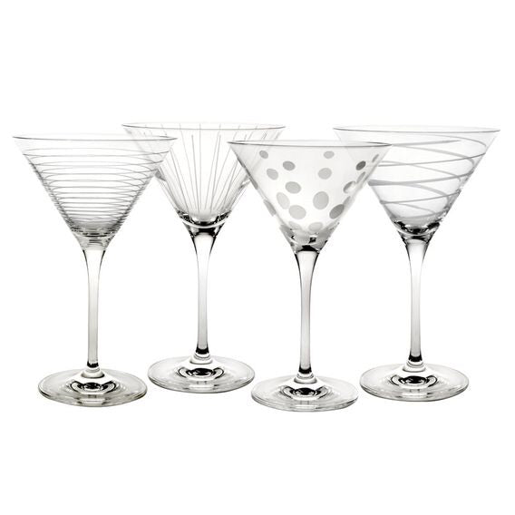 Mikasa Set Of 4 Martini Glasses