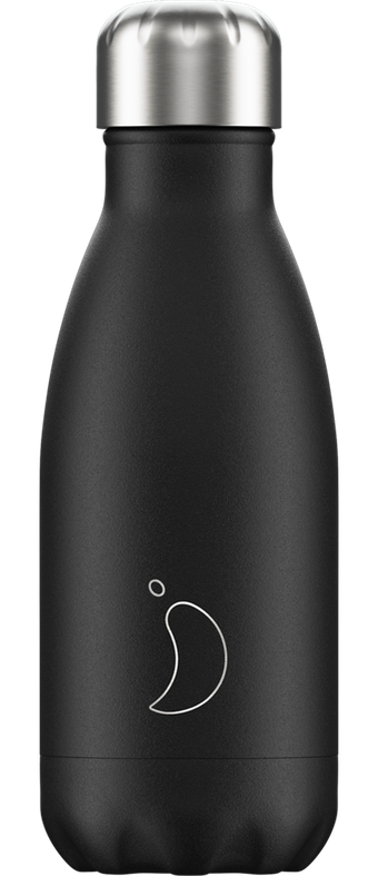Chilly's - Black Water Bottle - 260ml