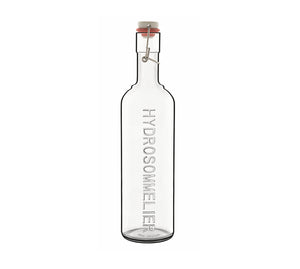 Luigi Bormioli Hydrosommelier Water Bottle with Airtight Stopper 1L
