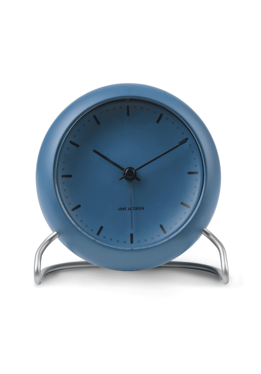 Arne Jacobsen - City Hall Table Clock 11cm Stone Blue