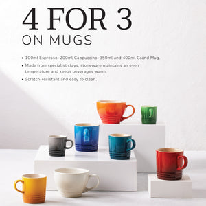 Le Cresuet 3 for 4 Mugs