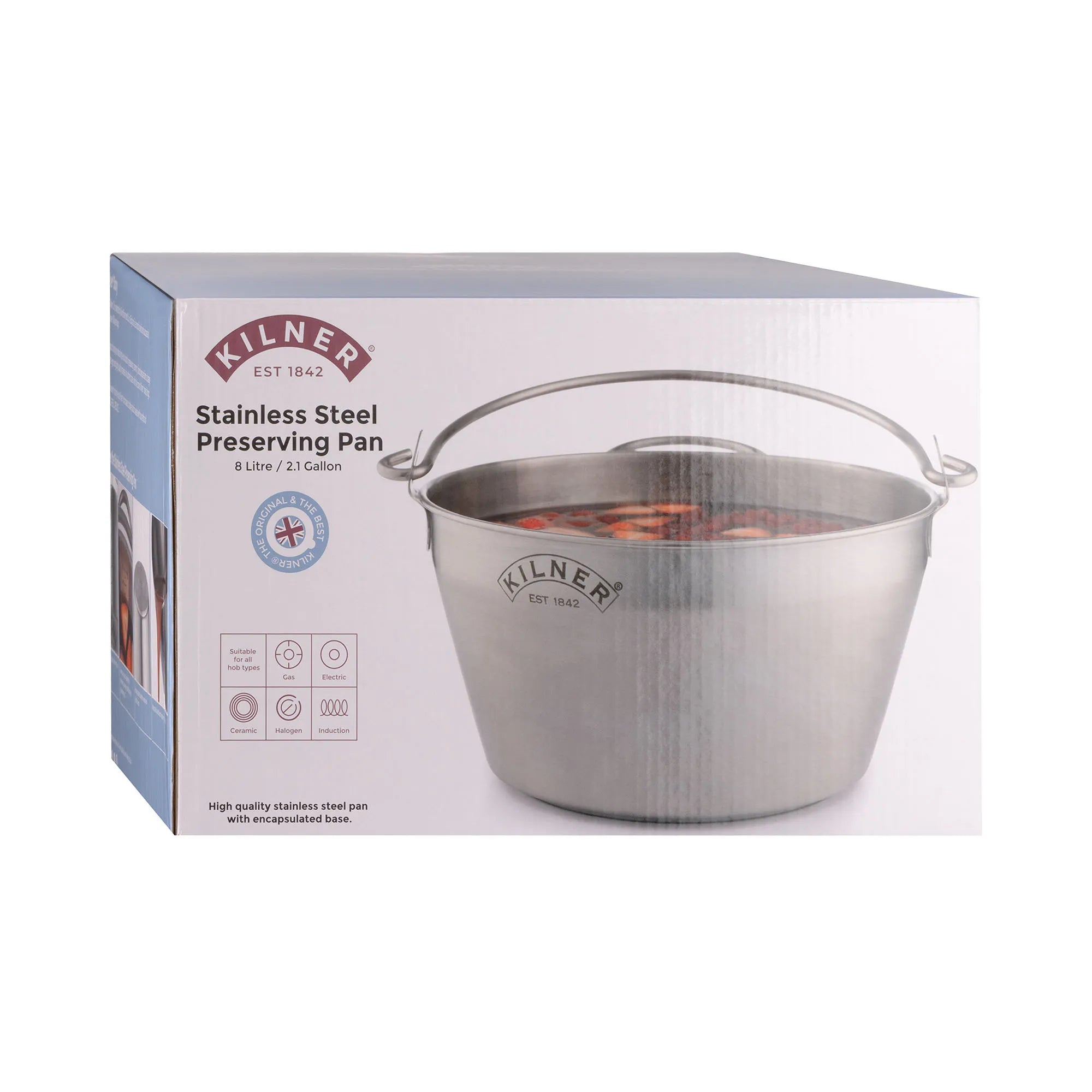 Kilner Stainless Steel Preserving Pan 8 litres