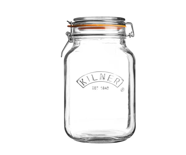 Kilner Clip Top Square Jar 2 Litre