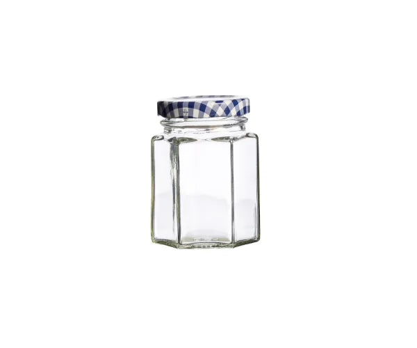 Hexagonal Twist Top Jar 110ml