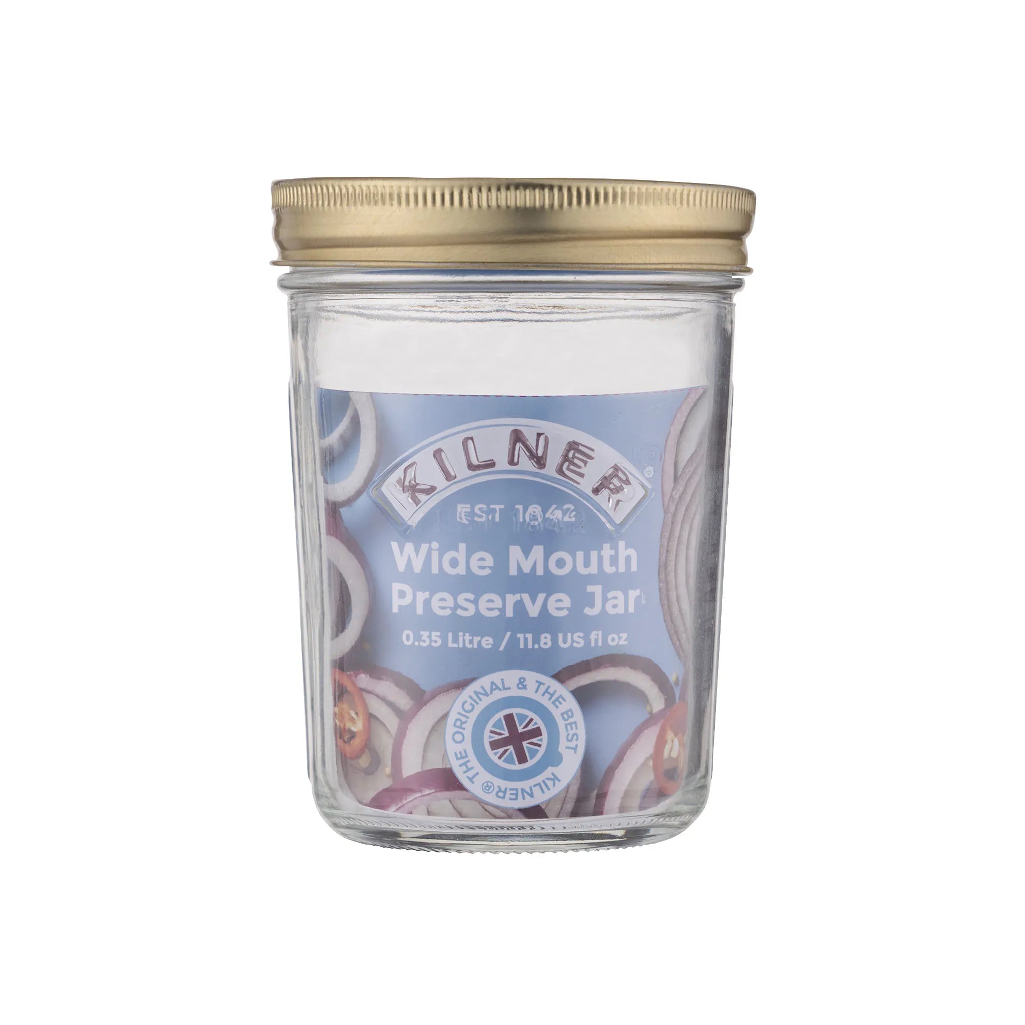 Kilner Wide Mouth Preserve Jar 0.35 Litres