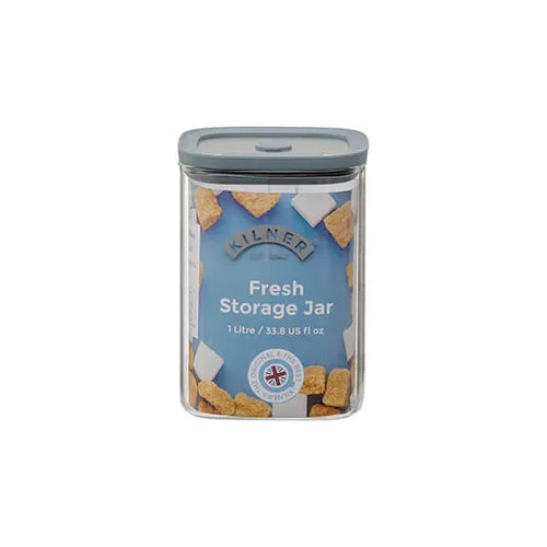 Kilner Fresh Storage 1L Square Jar