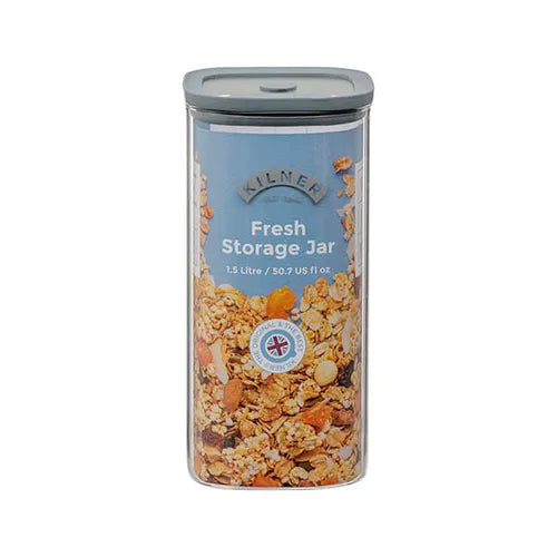 Kilner Fresh Storage 1.5L Square Jar