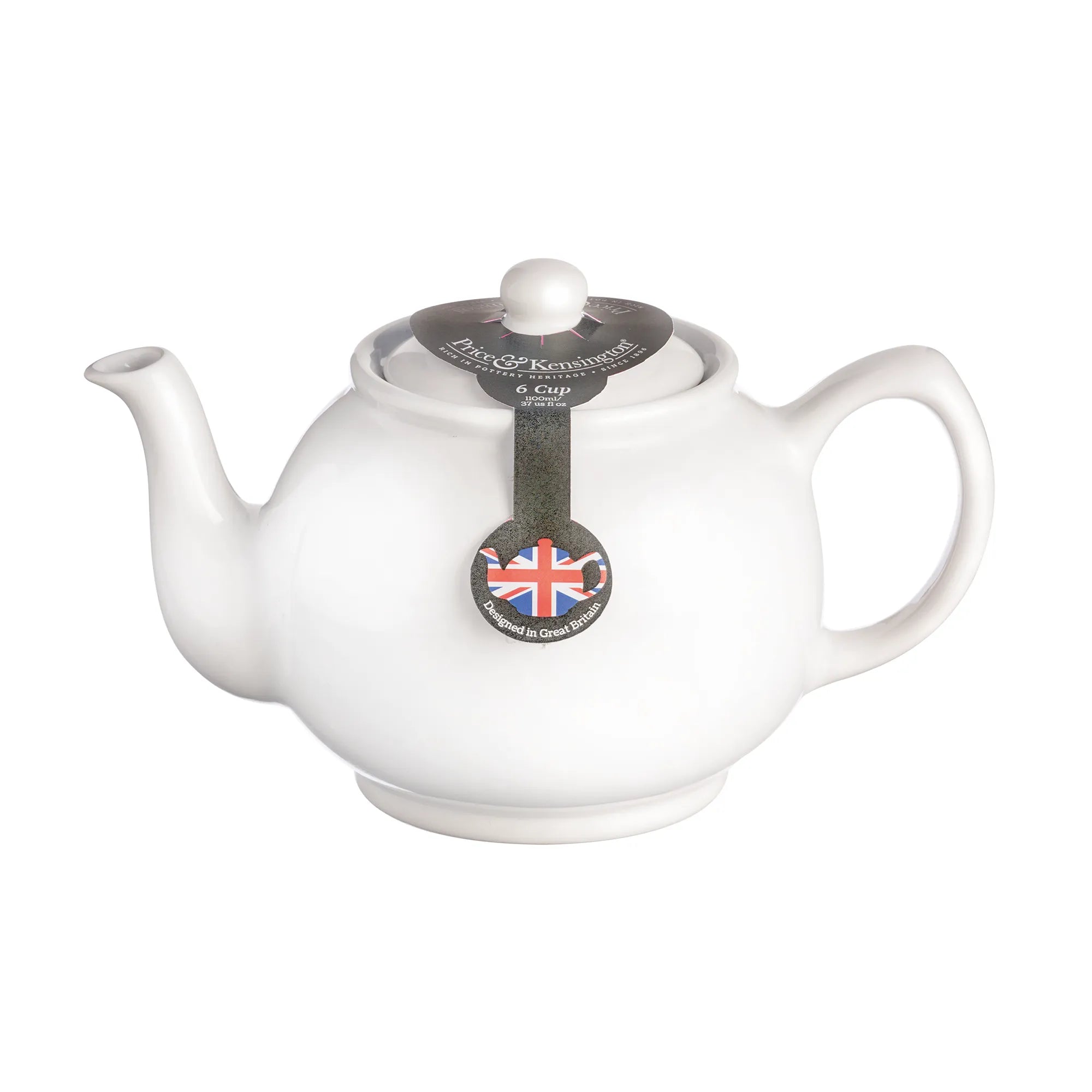 Price & Kensington White 6 cup Teapot