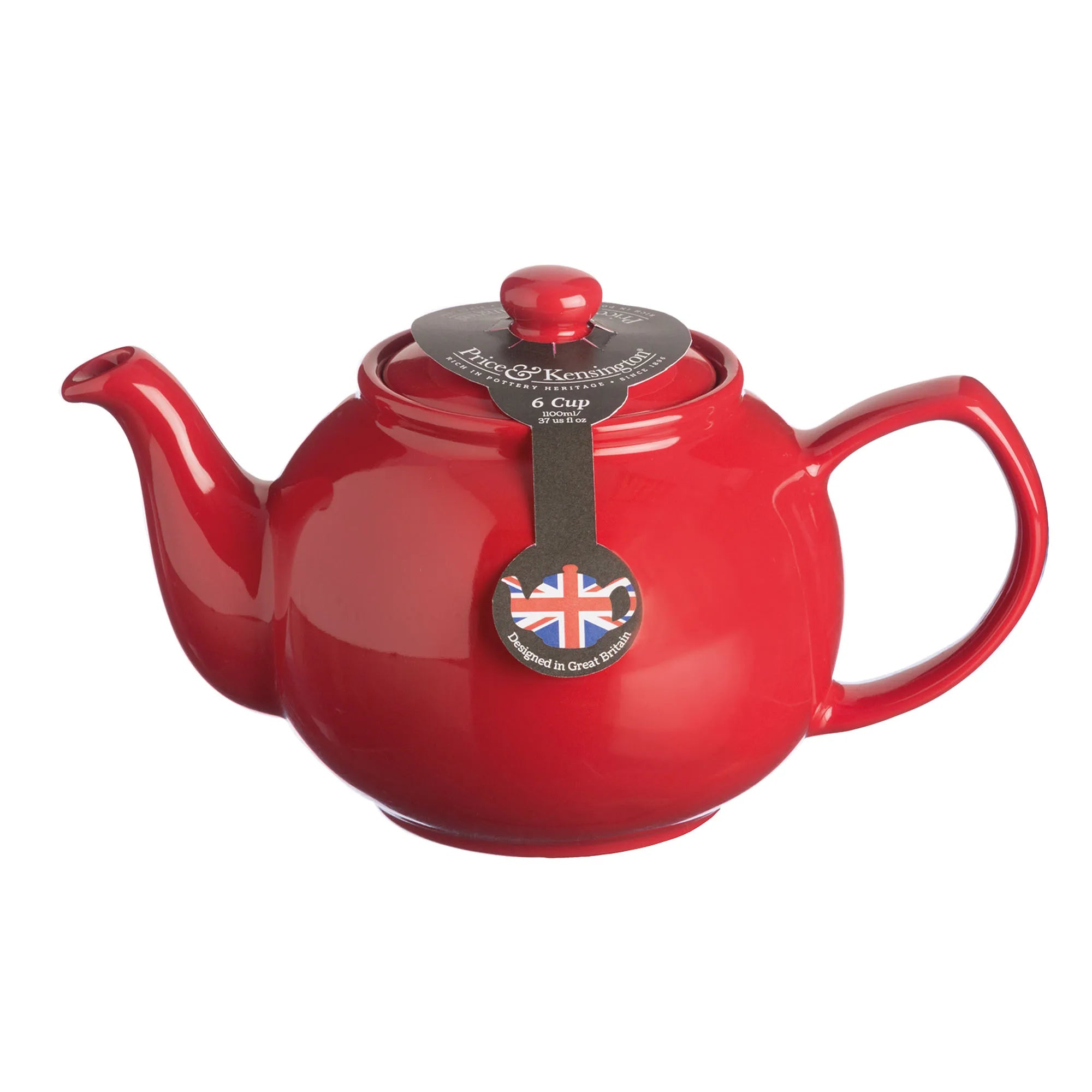 Price & Kensington Red 6 Cup Teapot