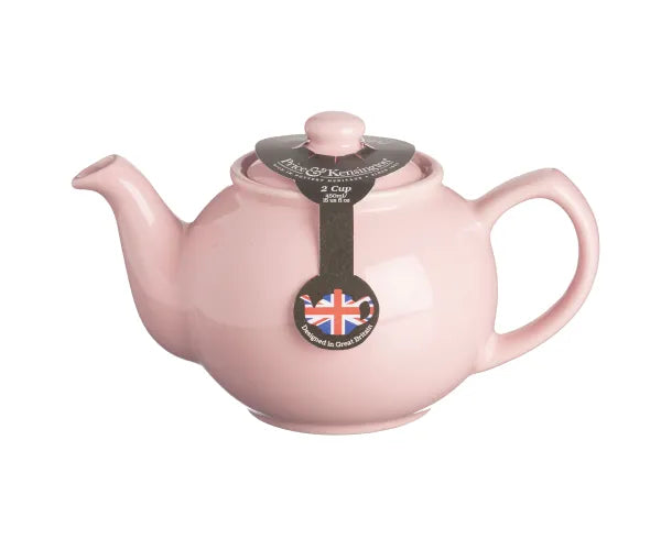 Pastel Pink 2 Cup Teapot