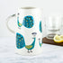 Hannah Turner Handmade Ceramic Peacock Tall Jug