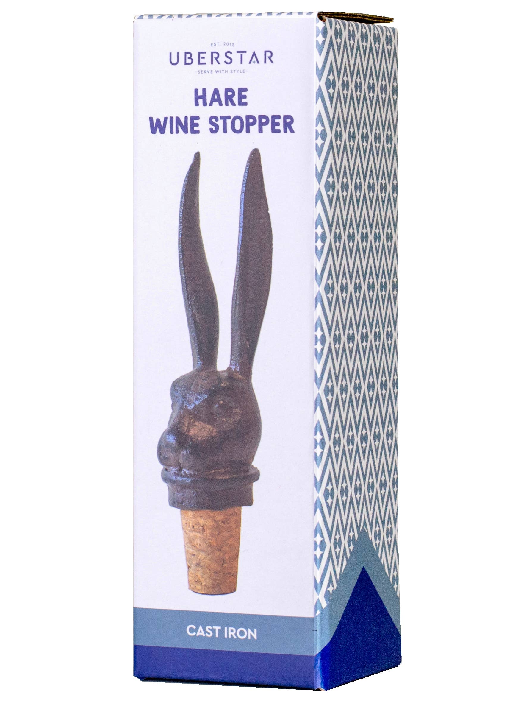 Uberstar Hare Cast Iron Wine Bottle Stopper