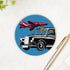 Bean & Bemble Coaster Melamine Wooden London Souvenir - Black Cab