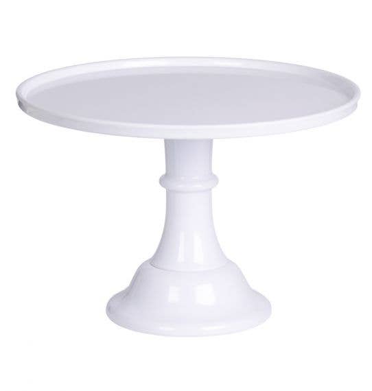 Melamine Cake stand: Large - white