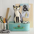 Hannah Turner Handmade Ceramic Black and White Cat Money Box