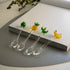 Set Of 4 Teaspoons With Apple, Banana, Pineapple And Cactus Decoration