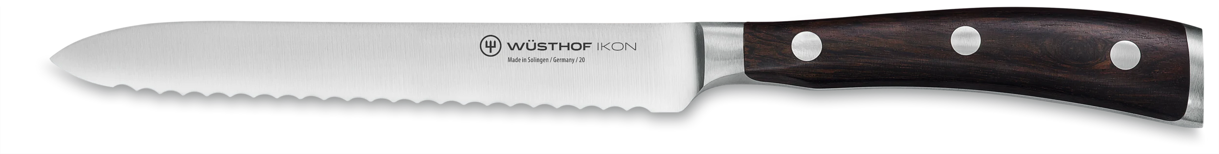 Wusthof Ikon Blackwood Handle  Sausage Knife 14cms