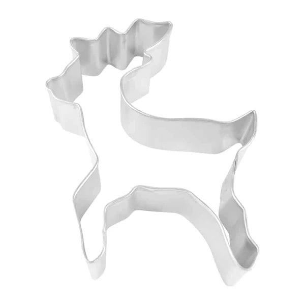 Reindeer Tin-Plated Cookie Cutter 10.2cm (4")