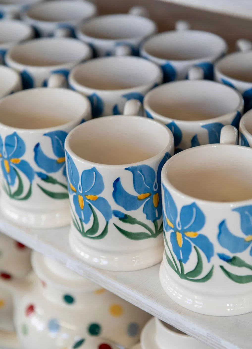 Emma Bridgewater NEW Iris 1/2 Pint Mug