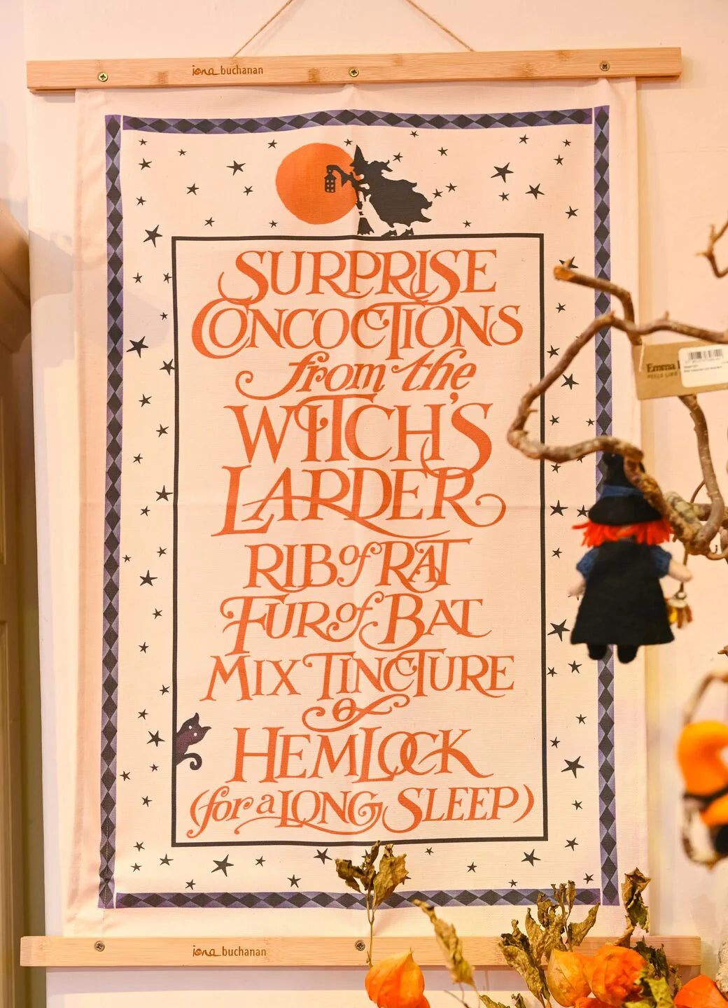Emma Bridgewater New Halloween Toast Tea Towel