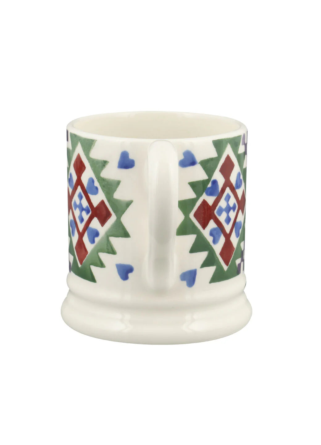 Emma Bridgewater New Christmas Quilt Set Of 2 1/2 Pint Mugs Boxed