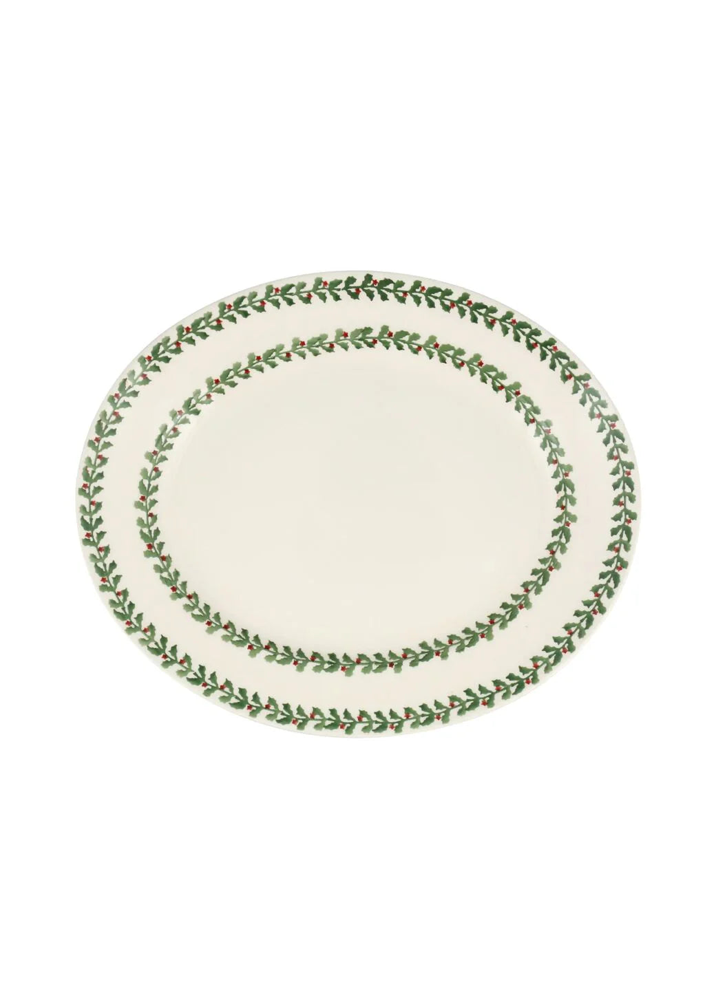 Emma Bridgewater New Tiny Holly Medium Oval Platter