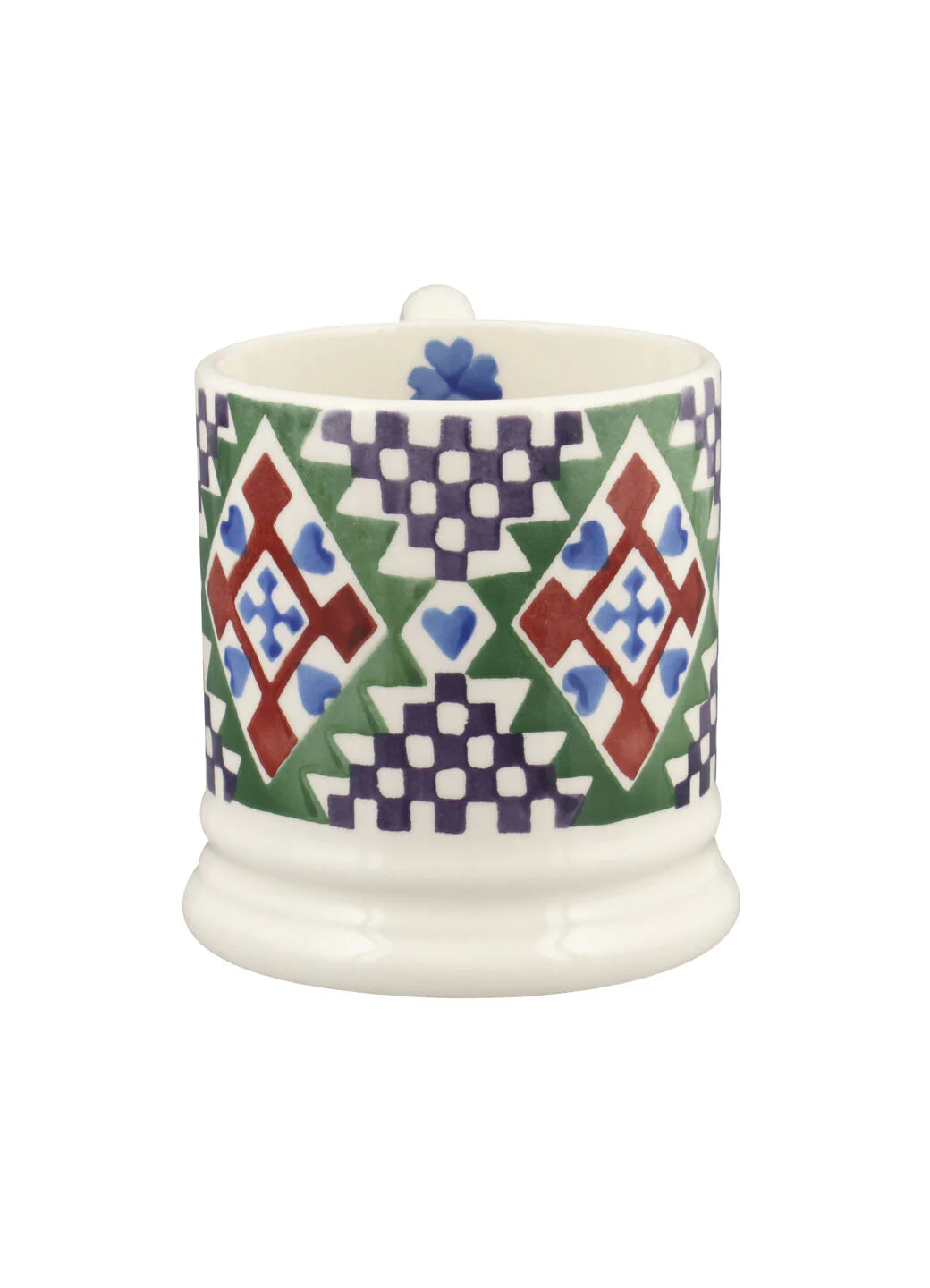 Emma Bridgewater New Christmas Quilt Set Of 2 1/2 Pint Mugs Boxed