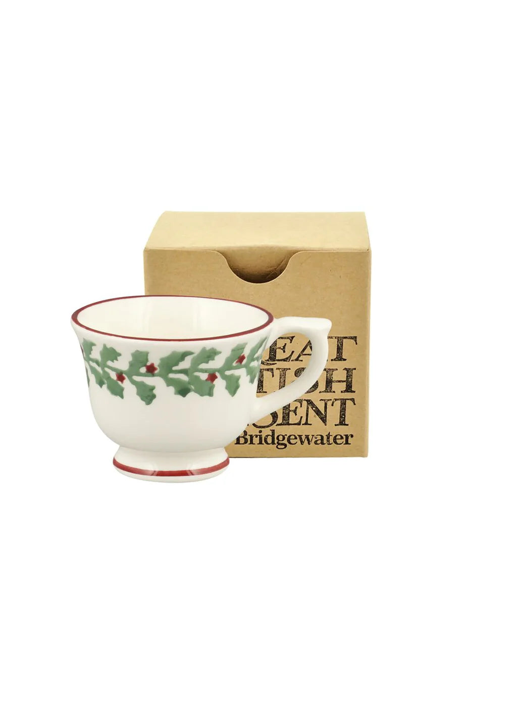 Emma Bridgewater New Tiny Holly Tiny Teacup Decoration Boxed