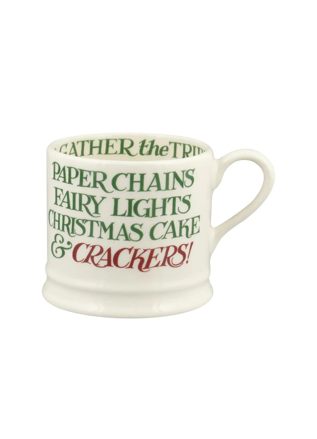 Emma Bridgewater New Christmas Toast Crackers Small Mug