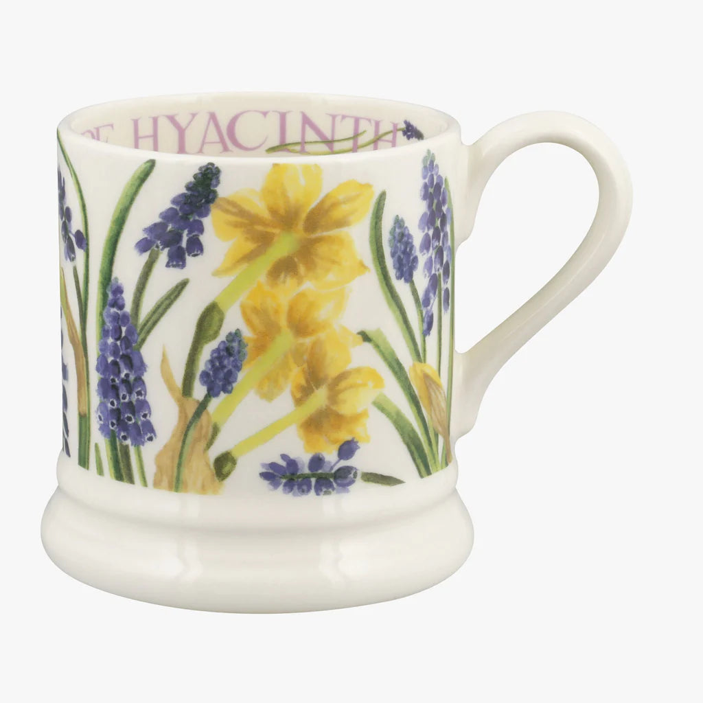 Emma Bridgewater Tete-A-Tete & Grape Hyacinth 1/2 Pint Mug