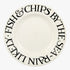 Emma Bridgewater Black Toast Fish & Chips 10 1/2 Inch Plate