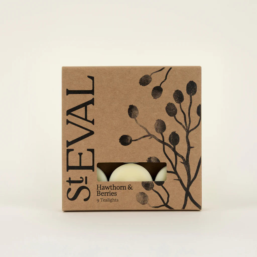 St Eval Hawthorn & Berries, Scented Tealights NEW