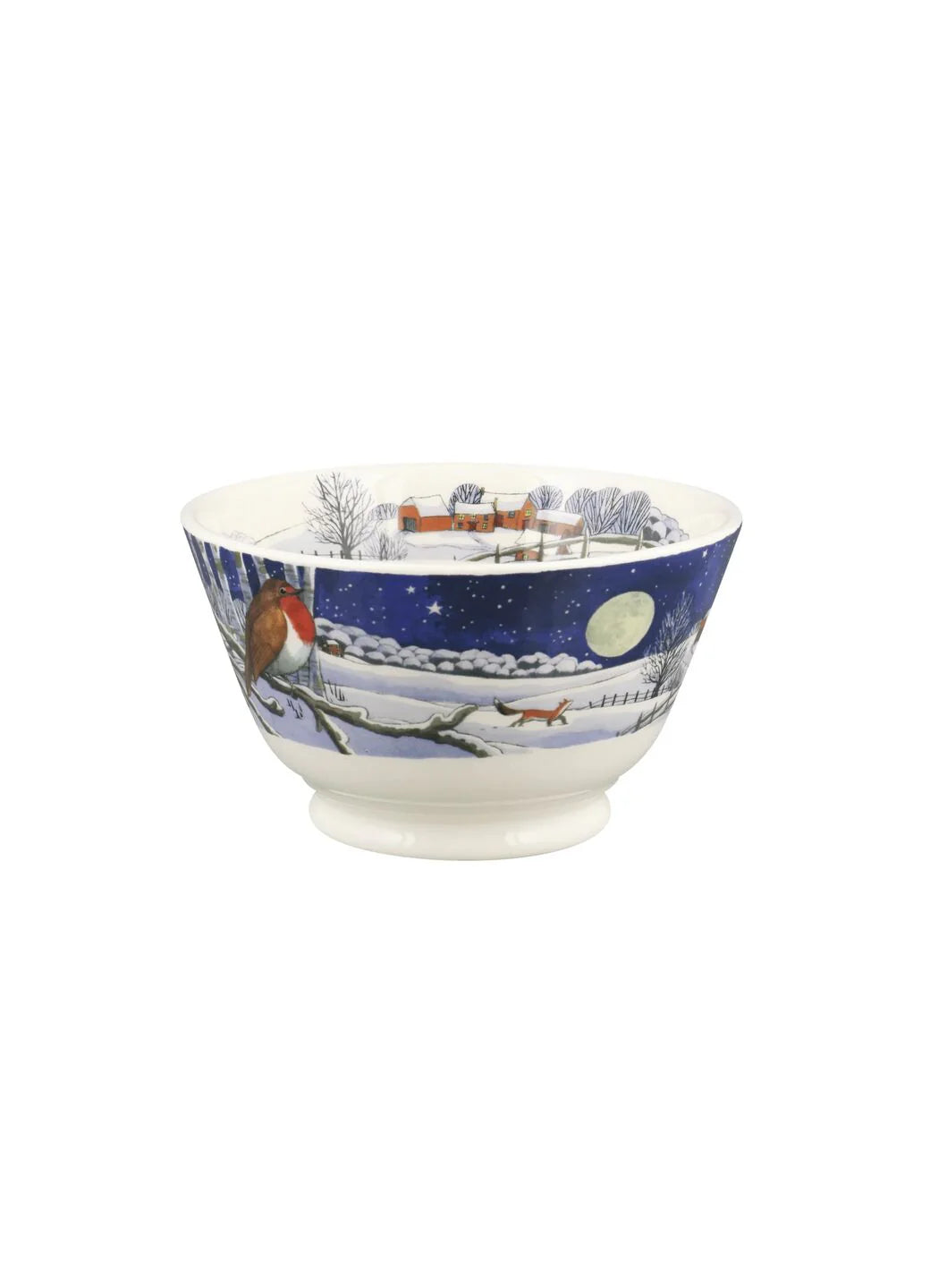 Emma Bridgewater New Midnight Robin Small Old Bowl