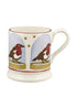 Emma Bridgewater New Robin Snow Globe 1/2 Pint Mug