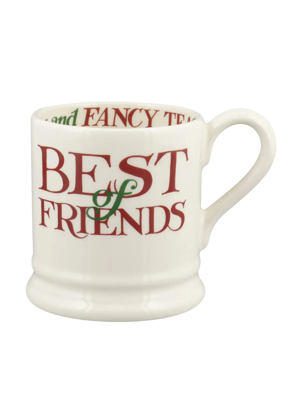 Emma Bridgewater New Christmas Toast Best Of Friends 1/2 Pint Mug