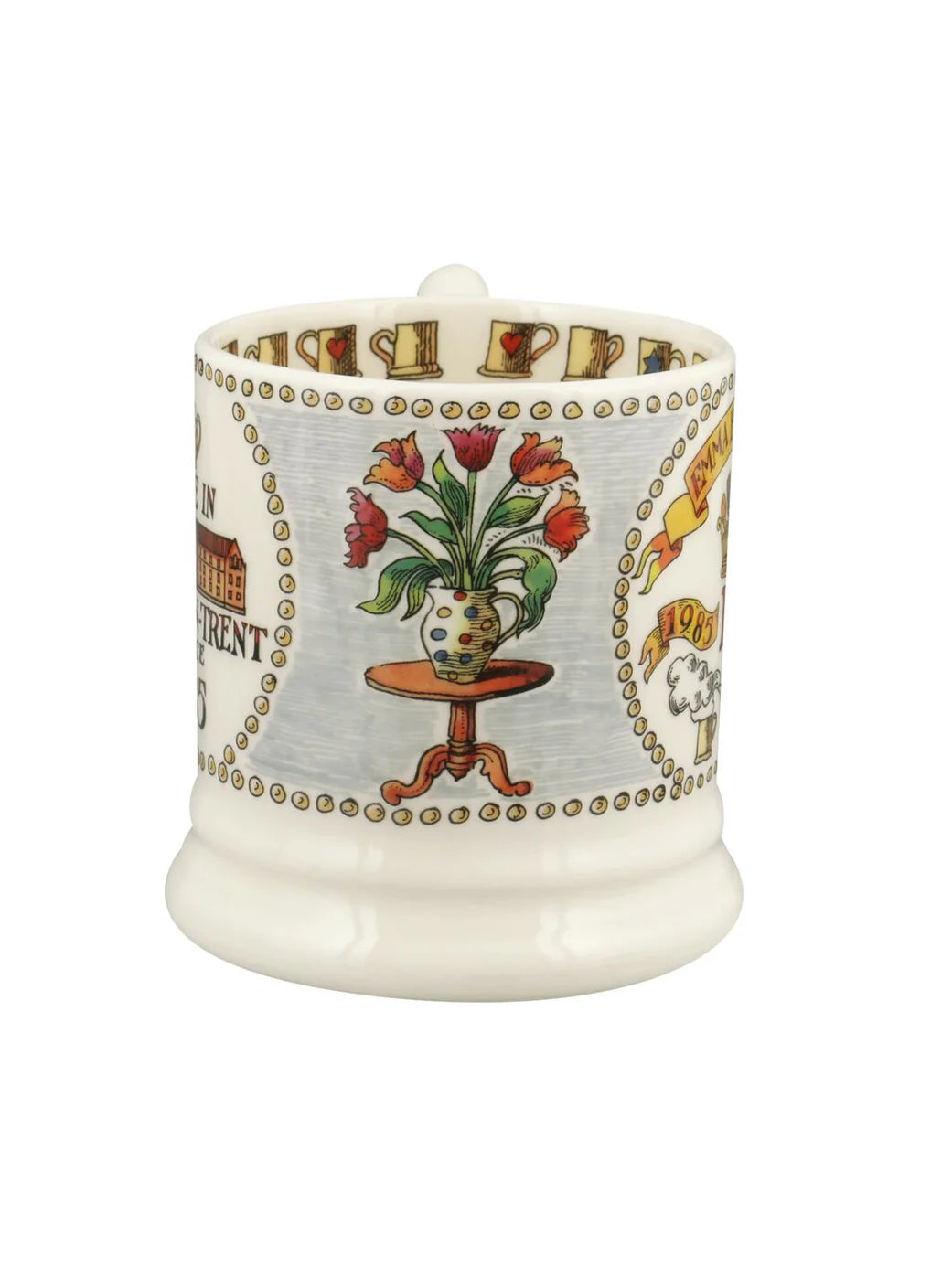 Emma Bridgewater New 40 Years 1985-2025 1/2 Pint Mug