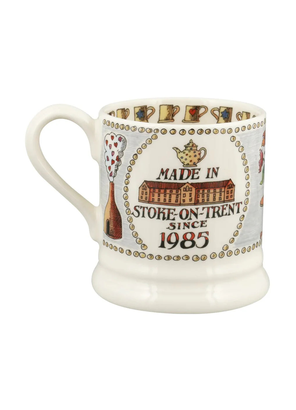 Emma Bridgewater New 40 Years 1985-2025 1/2 Pint Mug