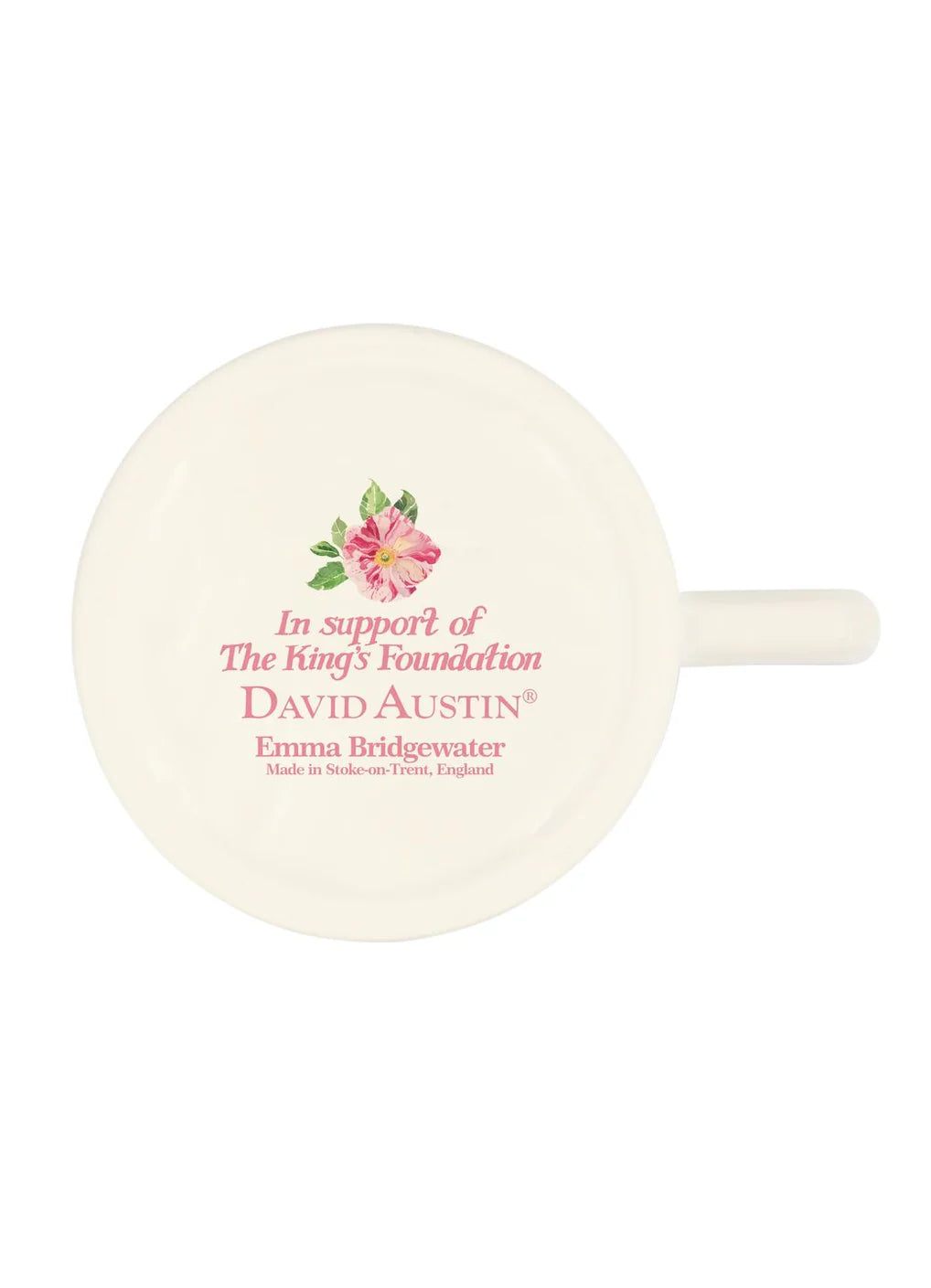Emma Bridgewater NEW David Austin® The King's Rose™ 1/2 Pint Mug