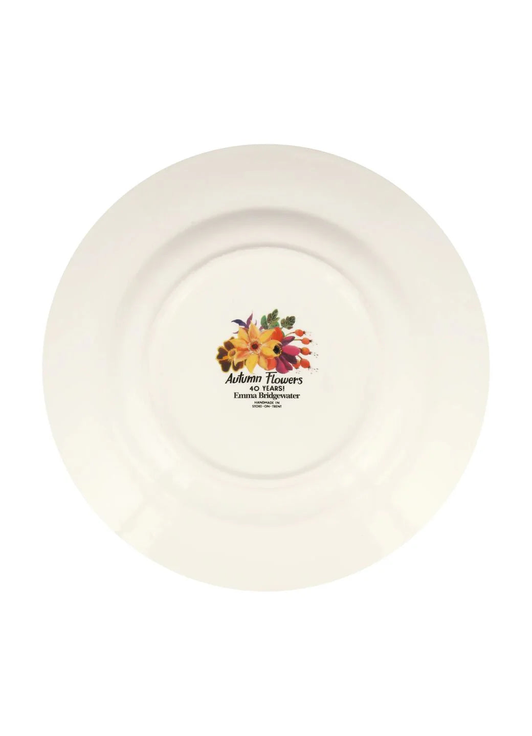 Emma Bridgewater New Autumn Flowers Large Dinner Plate, 10.5 Inch
